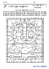 coloriage magique jours de la semaine - [PDF]Coloriage magique Les coccinelles