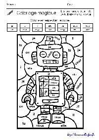 coloriage magique gs lettres - Coloriage Magique Maternelle Grande section