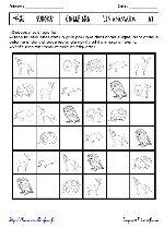 Sudoku, fiche photocopiable