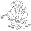Coloriage Mon chat le plus bte du monde